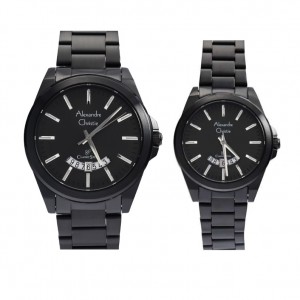 Alexandre Christie AC 8676 Full Black Couple